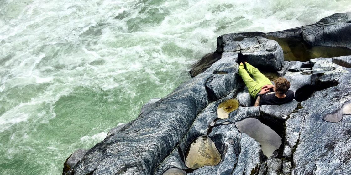 Relax at Nairn Falls, BC