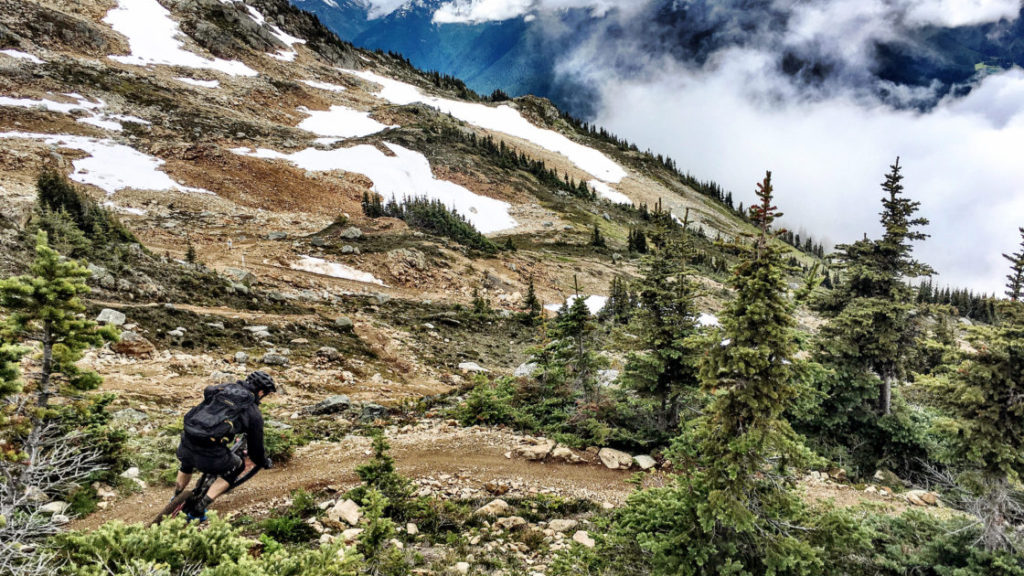 Top of The World bike trail, BC