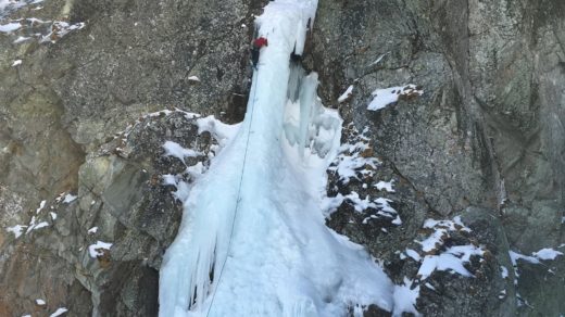 Ice Climbing Sopel WI5, Slovakia