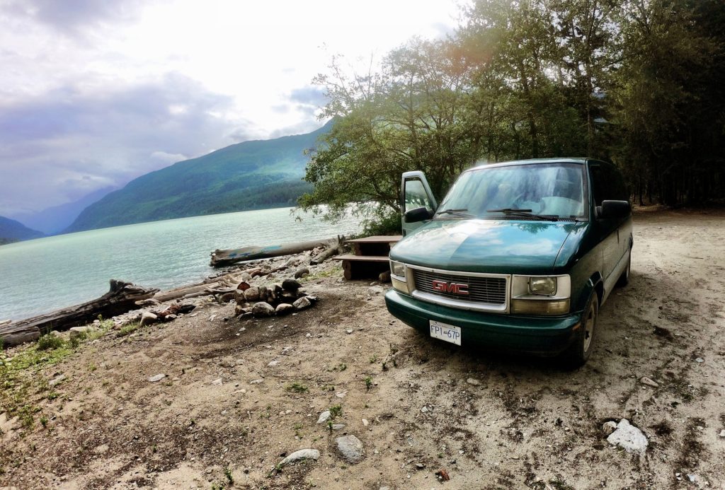 Vanlife Lilloet Lake