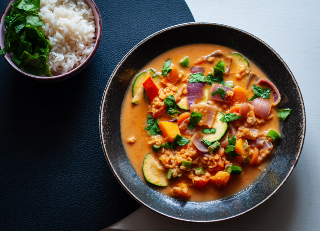 Onepot vegan curry