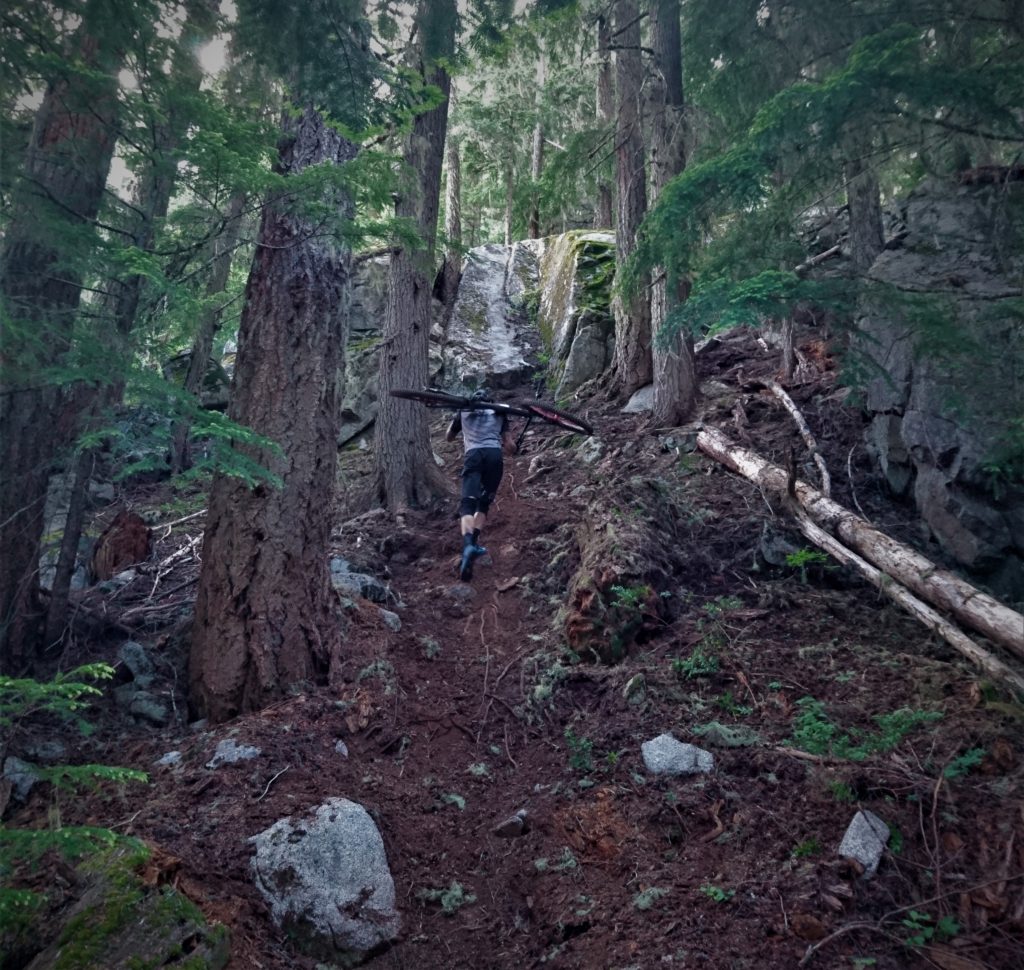 Rockroll Whistler Flank trail